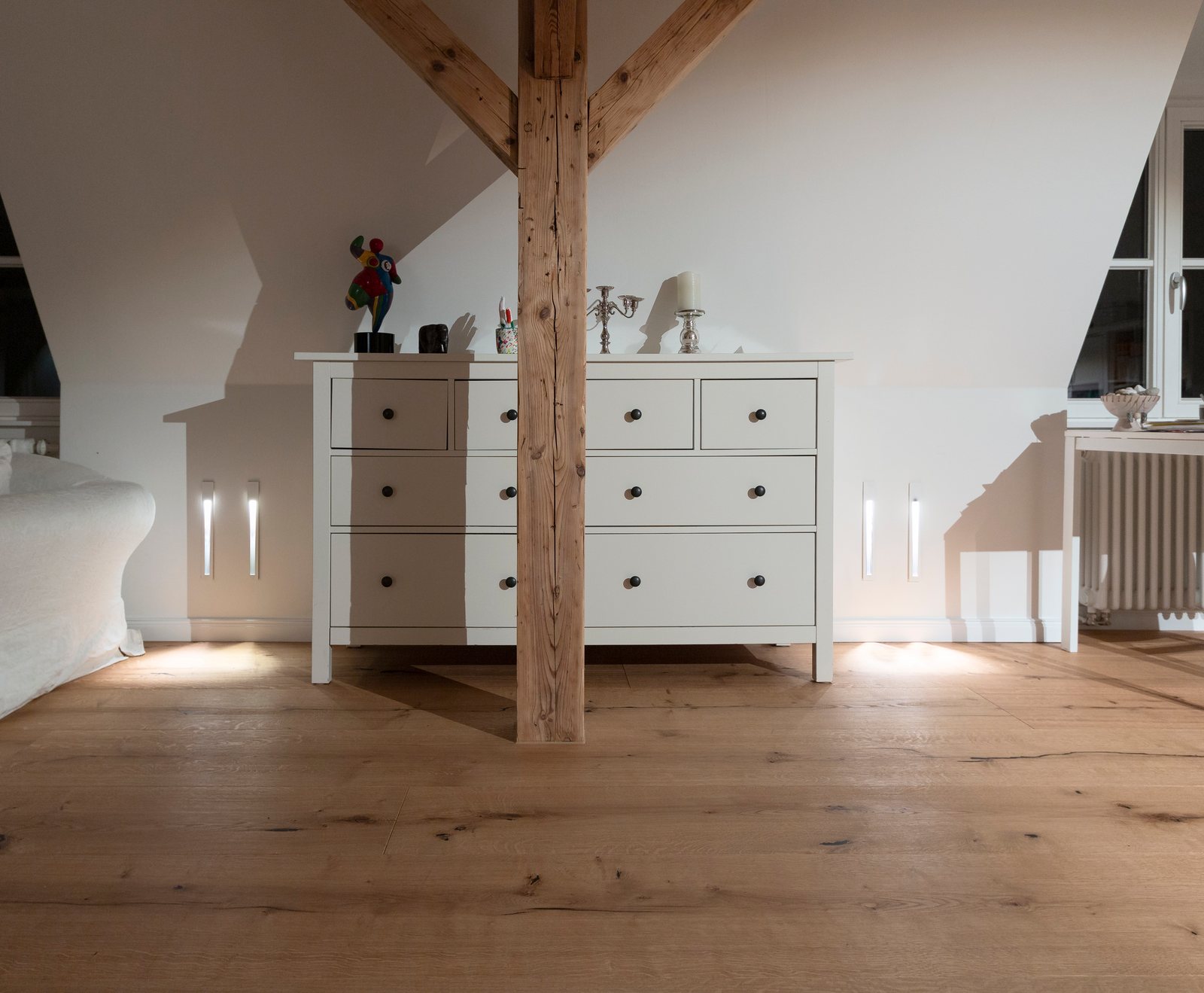 Dachgeschoss mit Fachwerk
